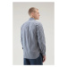 Košeľa Woolrich Light Check Shirt Micro Check Blue