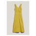 Šaty Karl Lagerfeld Cotton Day Dress Blazing Yellow