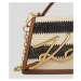 Kabelka Karl Lagerfeld K/Signature 2.0 Sm Cb Raffia Natural/Sudan Brown