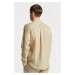 KOŠEĽA GANT REG UT GMNT DYED LINEN BAND SHIRT CONCRETE BEIGE