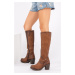 Fox Shoes Tan Women's Boots