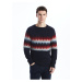 LC Waikiki Crew Neck Long Sleeve Men's Knitwear Sweater