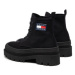 Tommy Jeans Outdoorová obuv Foxing Boot EN0EN01903 Čierna