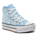 Converse Plátenky Chuck Taylor All Star Lift Platform Floral A06338C Modrá