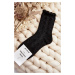 Patterned women's socks black