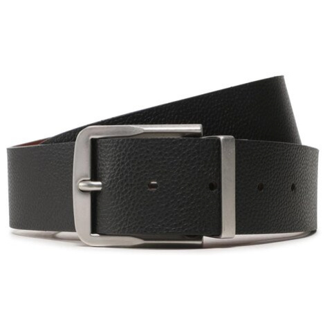 Calvin Klein Pánsky opasok Classic Rev/Adj Lthr Belt 40mm K50K510786 Čierna