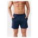 Rough Radical Man's Shorts Split Shorts Navy Blue