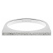 Gravelli Oceľový prsteň s betónom One Side oceľová / sivá GJRWSSG121 56 mm