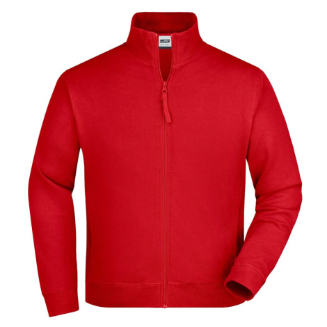 James & Nicholson (Daiber) Pánska mikina na zips bez kapucne JN058