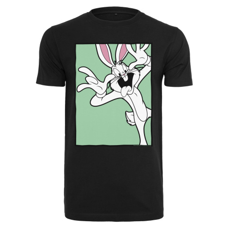 Black Looney Tunes Bugs Bunny Funny Face T-shirt