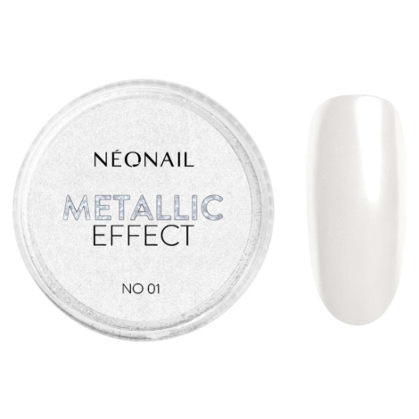 NEONAIL Metallic Effect trblietavý prášok na nechty odtieň 01