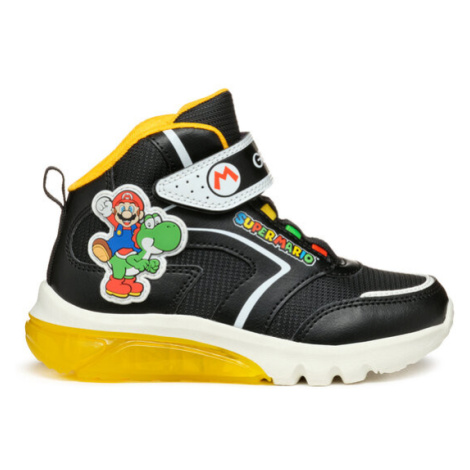 Geox Sneakersy J Ciberdron Boy J46LBJ 054FU C0054 M Čierna