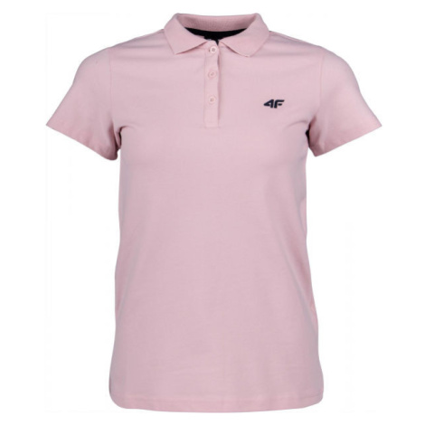 4F WOMEN´S T-SHIRT Dámske polo tričko, ružová, veľkosť