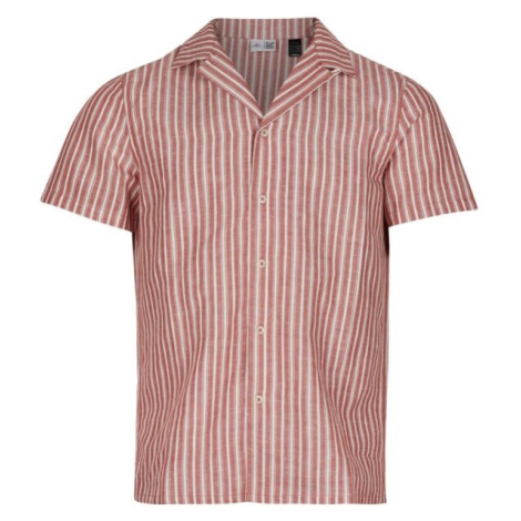 O'Neill BEACH SHIRT Pánska košeľa s krátkym rukávom, červená, veľkosť