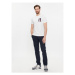 Tommy Hilfiger Tričko Emblem MW0MW33687 Biela Slim Fit