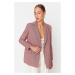 Trendyol Pale Pink Woven Lined Blazer Jacket
