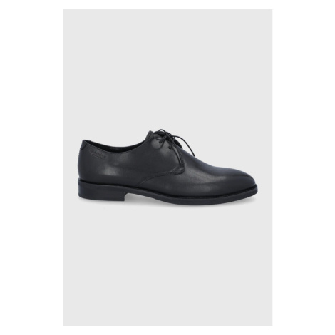 Kožené poltopánky Vagabond Shoemakers Percy pánske, čierna farba
