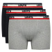 Čierno-sivá sada boxeriek Levi's Boxer 3 Pairs Briefs 37149-0544