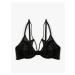 Koton Unfilled Underwire Bra With Tulle Detail Pipeline