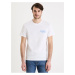 Biele pánske tričko Celio Gexend