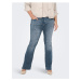 Blue Women's Flared Fit Jeans with Embroidered Effect ONLY CARMAKOMA Willy - Ladies