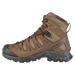 Hnedé pánske turistické členkové topánky Salomon Quest Tracker GTX L47605500