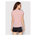 Adidas Funkčné tričko 3-Stripes HB6281 Ružová Regular Fit