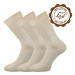 Ponožky LONKA® Fany beige 3 páry 100912