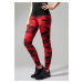 Women's red camo leggings