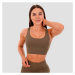 GymBeam Športová podprsenka Cut-Out olive  XXLXXL