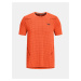 Oranžové športové tričko Under Armour UA Seamless Grid
