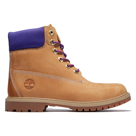 Timberland Heritage 6 WMN Yellow Purple Dámske - Topánky Timberland - Svetlohnedá - A44KP-231-4.