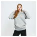 Mikina Queens Basic Hoodie melange šedá