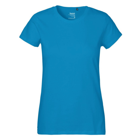 Neutral Dámske tričko Classic z organickej Fairtrade bavlny - Zafírová modrá