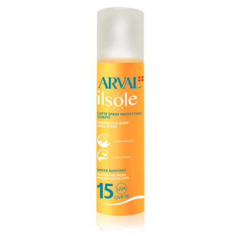 Arval IlSole Protective Body Milk Spray SPF 15 ochranné opaľovacie mlieko v spreji