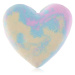 Daisy Rainbow Bubble Bath Sparkly Heart šumivá guľa do kúpeľa Candy Cloud