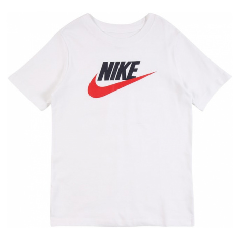 Nike Sportswear Tričko 'Futura'  svetločervená / čierna / biela