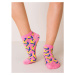 Pink women's socks