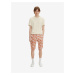 White/Orange Men's Patterned Tom Tailor Shorts - Men's