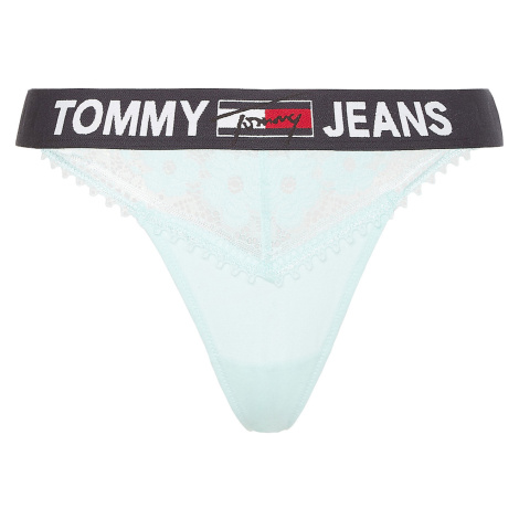 Dámske džínsové čipkované tangá UW0UW03950-C94 - Tommy Hilfiger