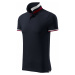 Malfini premium Collar up Pánska polokošeľa 256 Dark navy