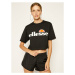 Ellesse Tričko Alberta Crop SGS04484 Čierna Regular Fit