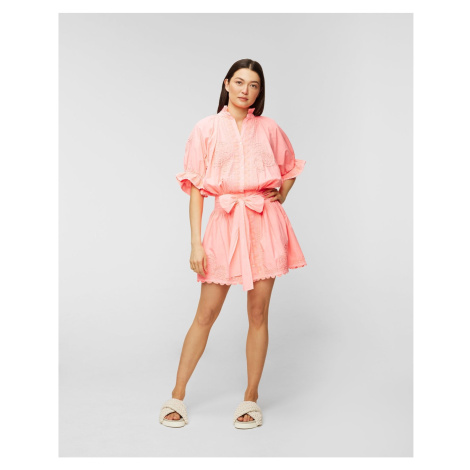 Šaty Juliet Dunn Neon Poplin Blouson Dress