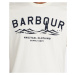 Barbour Tričko s majákom Barbour Bressay - krémovo biele