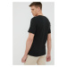 Pyžamové tričko Calvin Klein Underwear čierna farba, melanžová