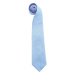 Premier Workwear Kravata s jemným vzorom - Stredne modrá