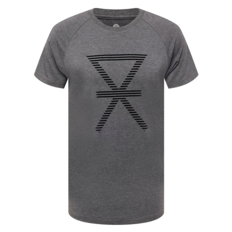 JBS OF DENMARK Tričko  sivá melírovaná / čierna