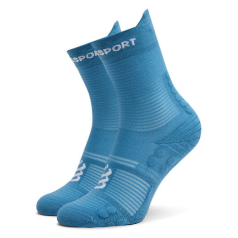 Compressport Ponožky Vysoké Unisex Pro Racing V4.0 Run High XU00046B Modrá