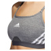 Podprsenka Adidas Aeroreact Training Light-Support 3-Stripes Bra W HC7870