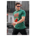 Madmext Green Printed Men's Regular Fit T-Shirt 5812